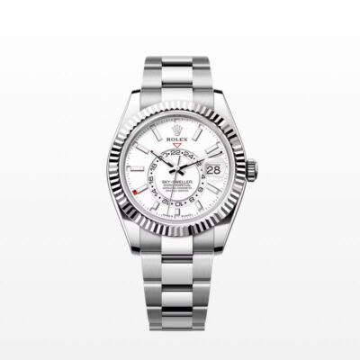 Super Clone Rolex Sky Dweller Watch White 42mm m336935-0004