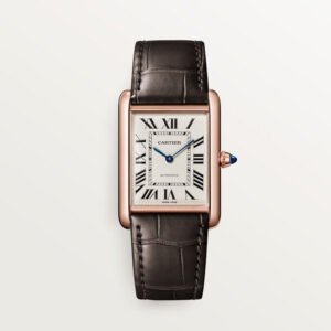 Clone Cartier Tank Louis watch in rose gold